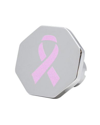 DLPCK-BC-O-Breast Cancer Octagon Knob only ribbon DLPCK-BC-O-Breast Cancer Octagon Knob only ribbon