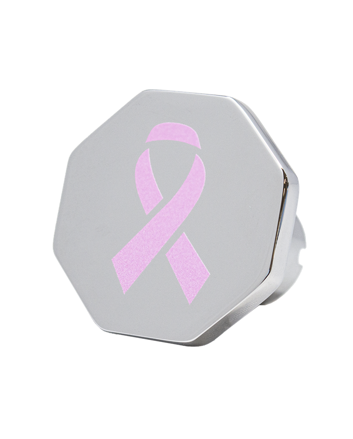 DLPCK-BC-O-Breast Cancer Octagon Knob only ribbon