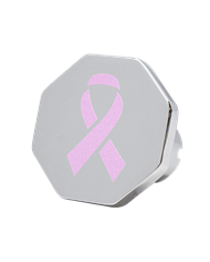 DLPCK-BC-O-Breast Cancer Octagon Knob only ribbon