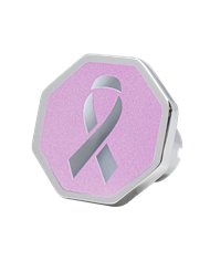 DLPCK-BC-O-508-Breast Cancer Octagon Logo Knob Pink Background