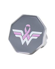 DLPCK-BC1-O-Breast Cancer Logo knob Wonderwoman ribbon only