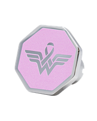 DLPCK-BC1-O-508-Breast Cancer Square Knob Wonderwoman Ribbon Only
