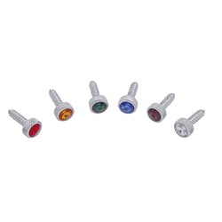 UP23884-Upper Dash Screw For Kenworth - Purple Crystal (6-Pack)