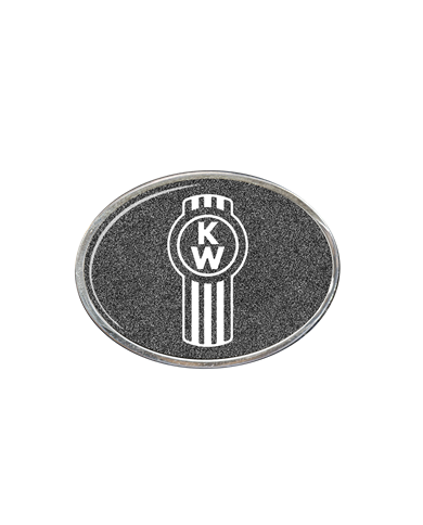 DLPCK-BO-K2-5778-Oval Belt Buckle KW Text Logo Metallic Black 195 DLPCK-BO-K2-5778-Oval Belt Buckle KW Text Logo Metallic Black 195