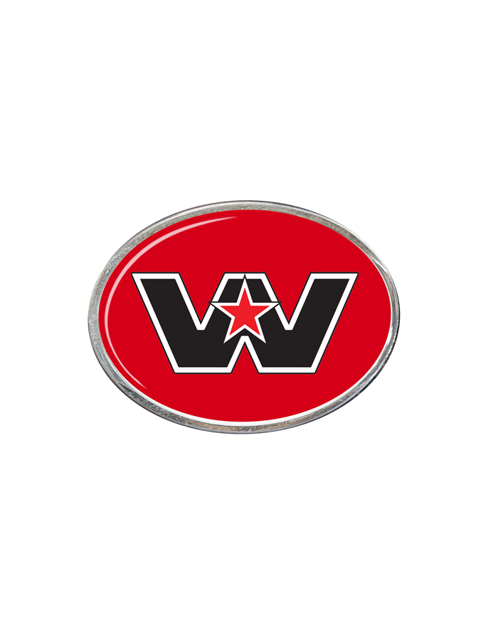 DLPCK-BO-WS-6340-Oval Belt Buckle WS Logo Red 440 DLPCK-BO-WS-6340-Oval Belt Buckle WS Logo Red 440