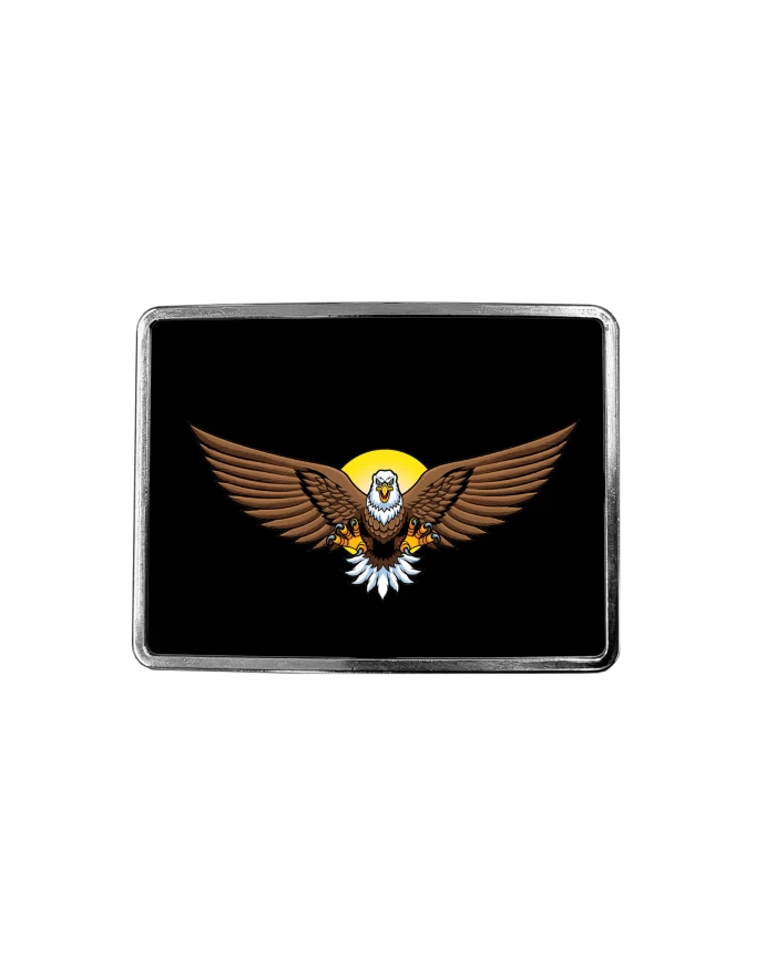 DLPCK-BR-BE-6090-Rectangular Belt Buckle Eagle Logo Black190 DLPCK-BR-BE-6090-Rectangular Belt Buckle Eagle Logo Black190