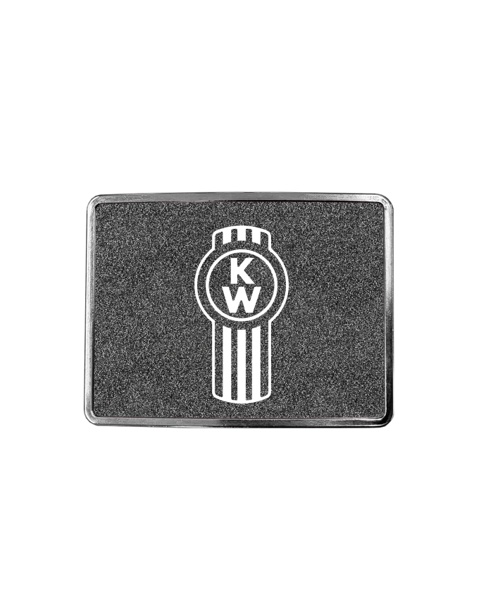DLPCK-BR-K-5778-Rectangular Belt Buckle KW Logo Metallic Black 195 DLPCK-BR-K-5778-Rectangular Belt Buckle KW Logo Metallic Black 195