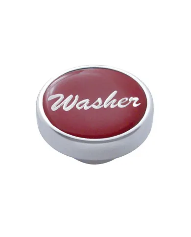 UP23212-"Washer" Dash Knob - Red Glossy Sticker