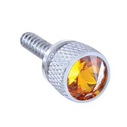 UP23914-Dash Screw With Amber Crystal For 2008-2017 Freightliner Cascadia