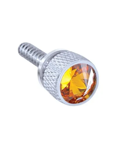 UP23914-Dash Screw With Amber Crystal For 2008-2017 Freightliner Cascadia