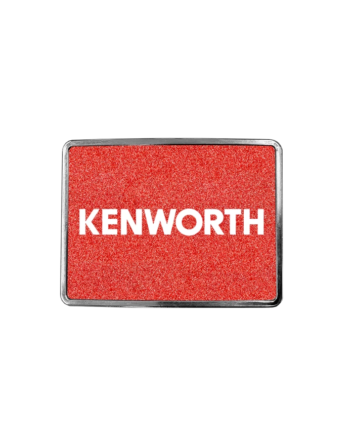 DLPCK-BR-K2-5781-Rectangular Belt Buckle KW Text Logo Metallic Red 481 DLPCK-BR-K2-5781-Rectangular Belt Buckle KW Text Logo Metallic Red 481
