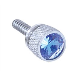UP23915-Dash Screw With Blue Crystal For 2008-2017 Freightliner Cascadia