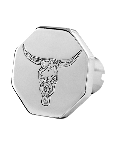DLPCK-BS-O-Bulll Logo Octagon Knob DLPCK-BS-O-Bulll Logo Octagon Knob