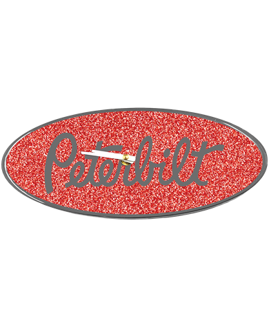 DLPCK-CO12-P-5781-PB Clock 12 inch Metallic Red 481