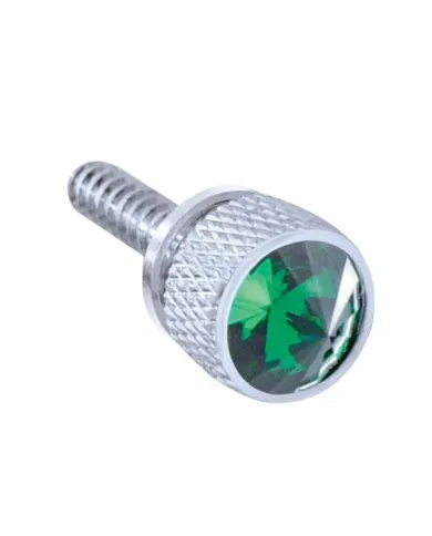 UP23917-Dash Screw With Green Crystal For 2008-2017 Freightliner Cascadia