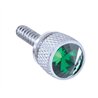 UP23917-Dash Screw With Green Crystal For 2008-2017 Freightliner Cascadia