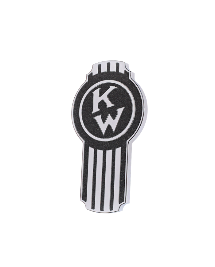 DLPCK-EEMKWOT-5778-Kenworth Emblem Engraved Old Style Black Metallic 195
