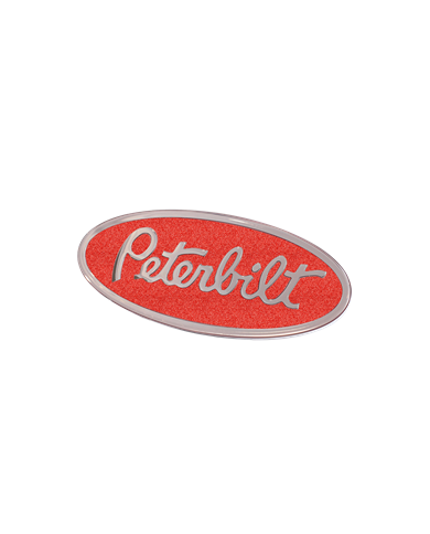 DLPCK-EEMPO-5781-Peterbilt Emblem Engraved Oval Metallic Red 481