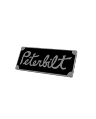 DLPCK-EEMPROS-6090-Peterbilt Old Style Engraved Emblem Rect. Black Chrome (19 DLPCK-EEMPROS-6090-Peterbilt Old Style Engraved Emblem Rect. Black Chrome (19