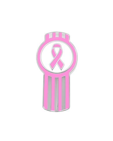 DLPCK-EMKBC-CSPWSP-Kenworth Breast Cancer Emblem Chrome/Pink (508)