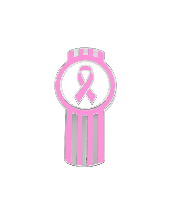 DLPCK-EMKBC-CSPWSP-Kenworth Breast Cancer Emblem Chrome/Pink (508)