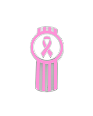 DLPCK-EMKBC-CSPWSP-Kenworth Breast Cancer Emblem Chrome/Pink (508) DLPCK-EMKBC-CSPWSP-Kenworth Breast Cancer Emblem Chrome/Pink (508)
