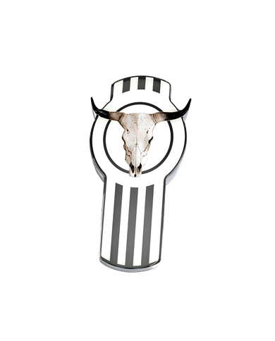 DLPCK-EMKBH-108-Kenworth Bullhorn Emblem White (108)