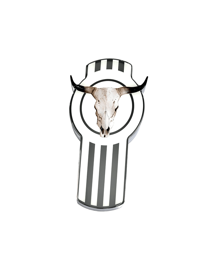 DLPCK-EMKBH-108-Kenworth Bullhorn Emblem White (108)