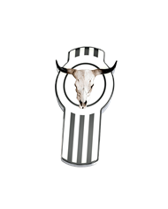 DLPCK-EMKBH-108-Kenworth Bullhorn Emblem White (108)