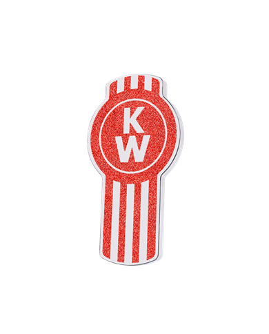 DLPCK-EMKW-5781-Kenworth Emblem Red Metallic 481 DLPCK-EMKW-5781-Kenworth Emblem Red Metallic 481