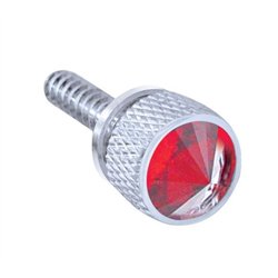 UP23919-Dash Screw With Red Crystal For 2008-2017 Freightliner Cascadia