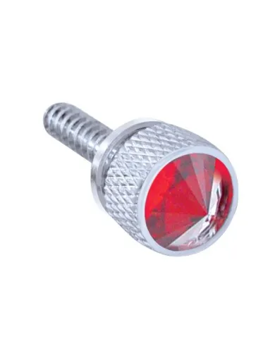 UP23919-Dash Screw With Red Crystal For 2008-2017 Freightliner Cascadia