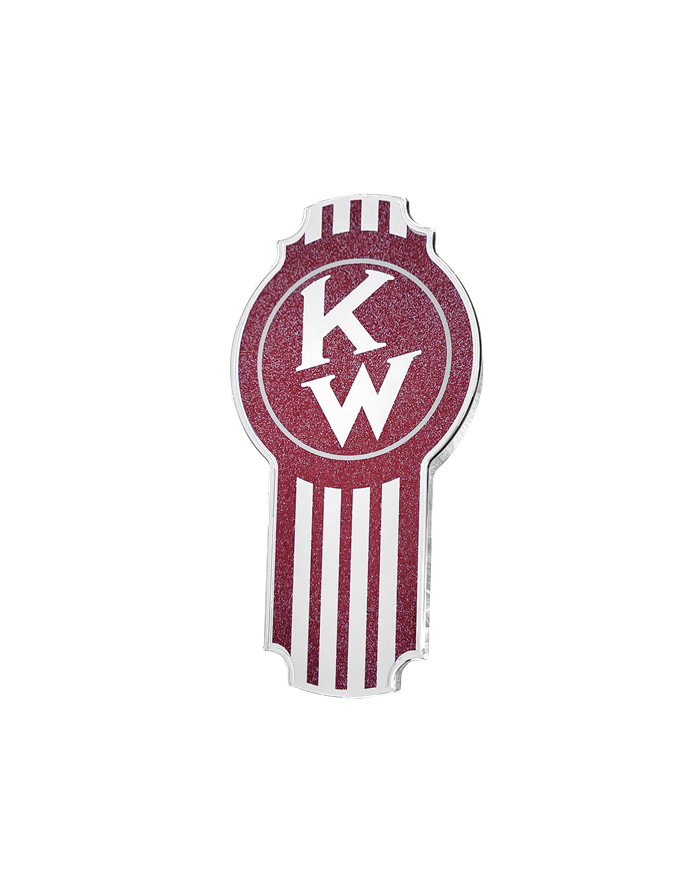 DLPCK-EMKWOT-5781-Kenworth Emblem Old Style Red Metallic/Chrome 481