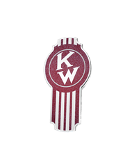 DLPCK-EMKWOT-5781-Kenworth Emblem Old Style Red Metallic/Chrome 481