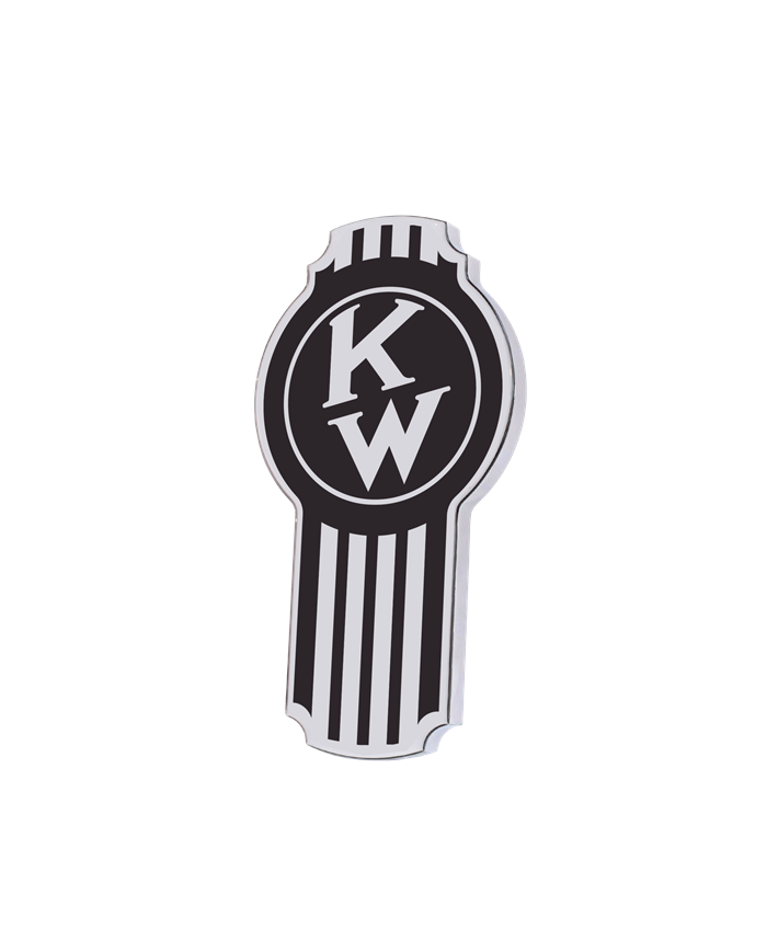 DLPCK-EMKWOT-6090-Kenworth Emblem Old Style Black/Chrome 190