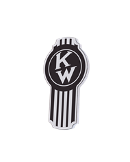 DLPCK-EMKWOT-6090-Kenworth Emblem Old Style Black/Chrome 190