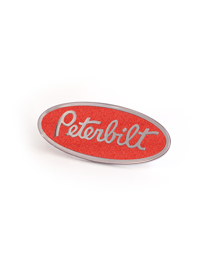 DLPCK-EMPO-5781-Peterbilt Metallic Red Oval Emblem 481