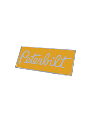 DLPCK-EMPR-220-Peterbilt Rectangular Emblem Yellow 220