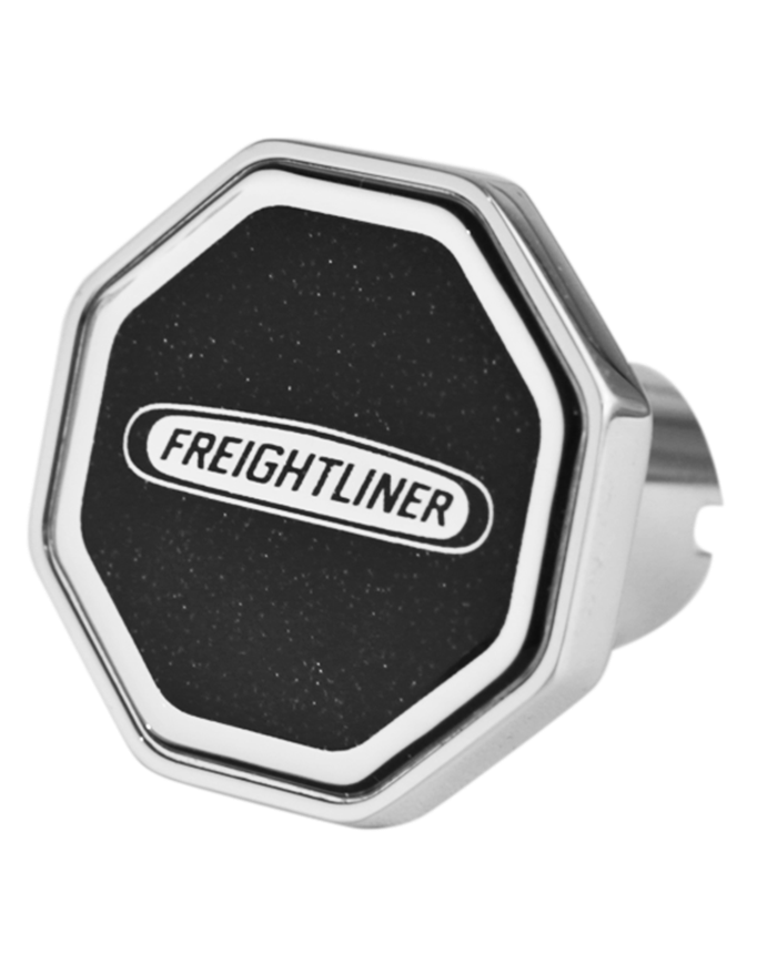 DLPCK-FL1-O-5778-Freightliner Logo Octagon Knob Metallic Black 195