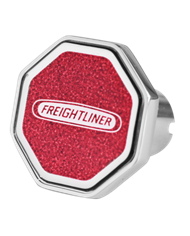 DLPCK-FL1-O-5781-Freightliner Logo Octagon Knob Metallic Red 481 DLPCK-FL1-O-5781-Freightliner Logo Octagon Knob Metallic Red 481