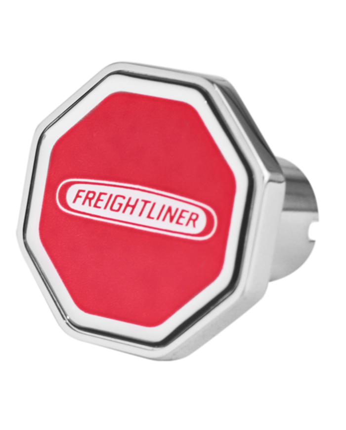 DLPCK-FL1-O-6340-Freightliner Logo Octagon Knob Red 440