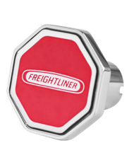 DLPCK-FL1-O-6340-Freightliner Logo Octagon Knob Red 440 DLPCK-FL1-O-6340-Freightliner Logo Octagon Knob Red 440