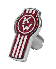 DLPCK-KW-LS-5781-Kenworth Logo Shape Knob Metallic Red 481