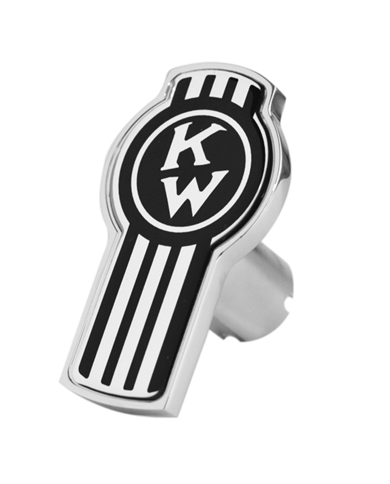 DLPCK-KW-LS-6090-Kenworth Logo Shape Knob Black 190 DLPCK-KW-LS-6090-Kenworth Logo Shape Knob Black 190