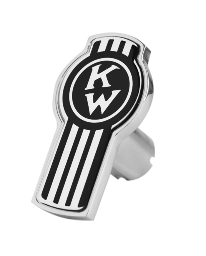 DLPCK-KW-LS-6090-Kenworth Logo Shape Knob Black 190