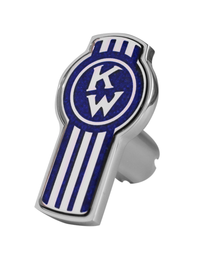 DLPCK-KW-LS-7747-Kenworth Logo Shape Knob Blue 647