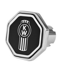 DLPCK-KW1-O-6090-Kenworth Logo Octagon Knob Black 190
