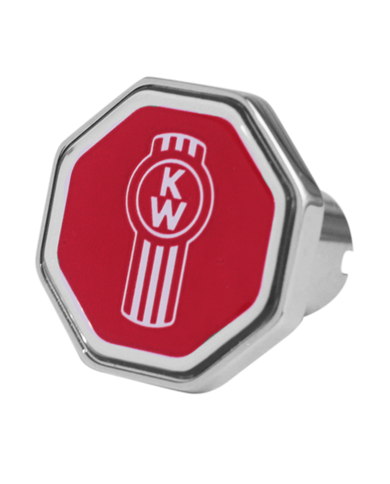 DLPCK-KW1-O-6340-Kenworth Logo Octagon Knob Red 440 DLPCK-KW1-O-6340-Kenworth Logo Octagon Knob Red 440