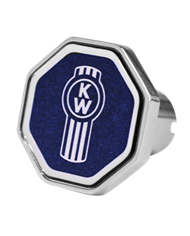 DLPCK-KW1-O-7747-Kenworth Logo Octagon Knob Blue 647
