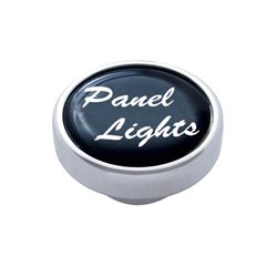 UP23215-"Panel Lights" Dash Knob - Black Glossy Sticker